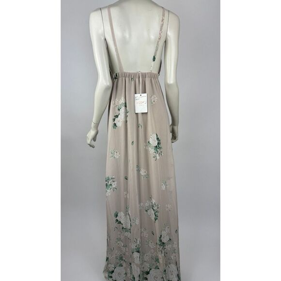 Show Me Your Mumu Amanda Maxi Dress Women XS NWT Bridesmaid Floral Ivory Lined - Picture 10 of 16